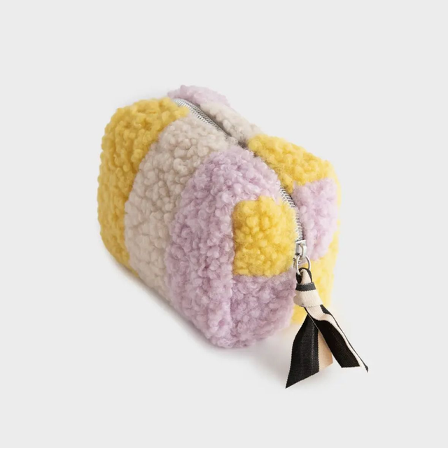 Fluffy Cube Cosmetic Bag