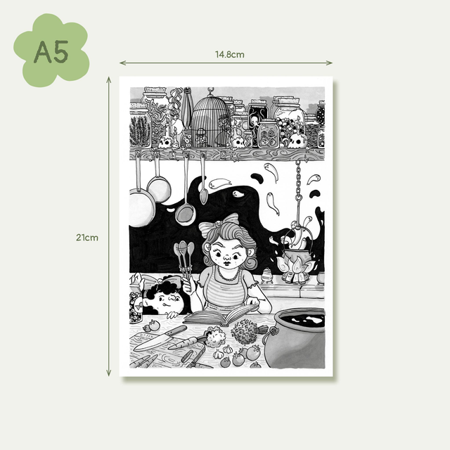 Print - A5 - L'Ogresse Cuisinière