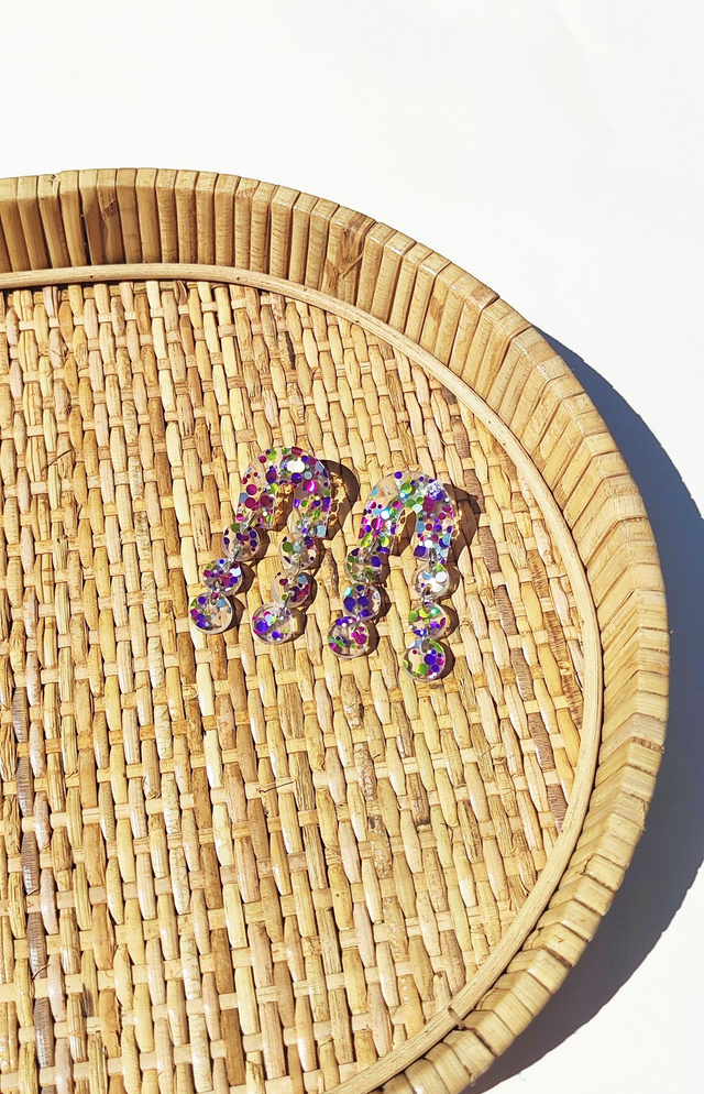 Boucles d'oreilles Lily - Multicolore