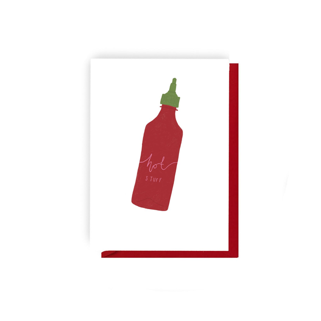 Hot Stuff - Illustrated Birthday Card   