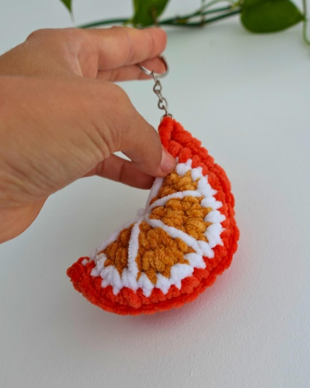 Cuties fruities| Charm de sacs agrumes en crochet