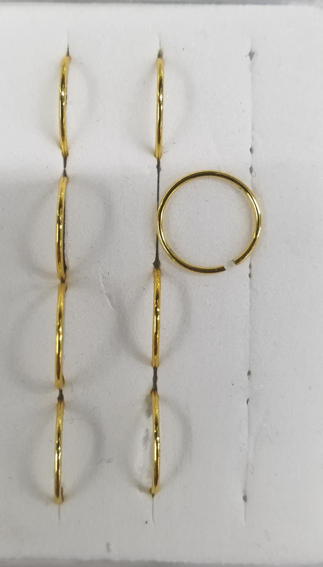 Nose Ring Stainless Steel Gold Color 