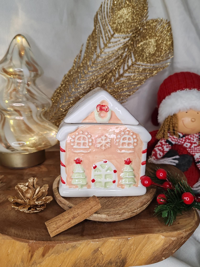 Bougie Maison Fleur de Noël 300g