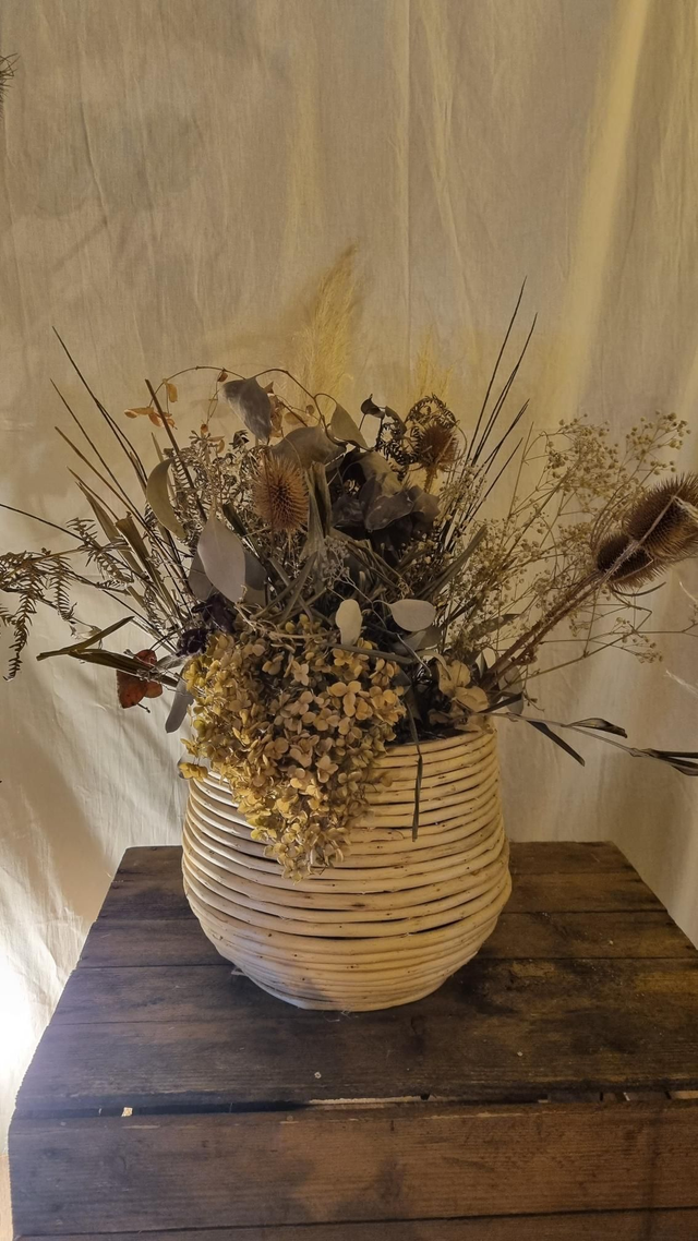 Panier fleurs séchées taille L