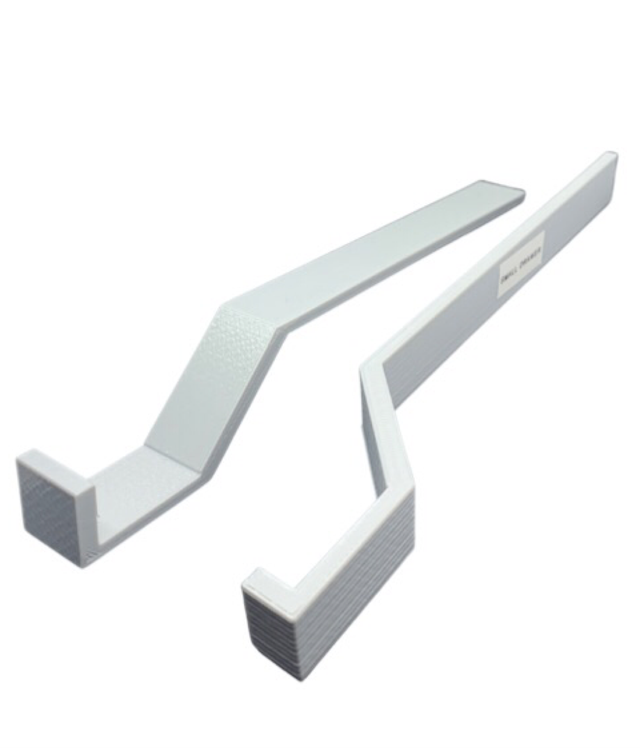 WHITE SDX FRONT Mat Extenders/Supports 