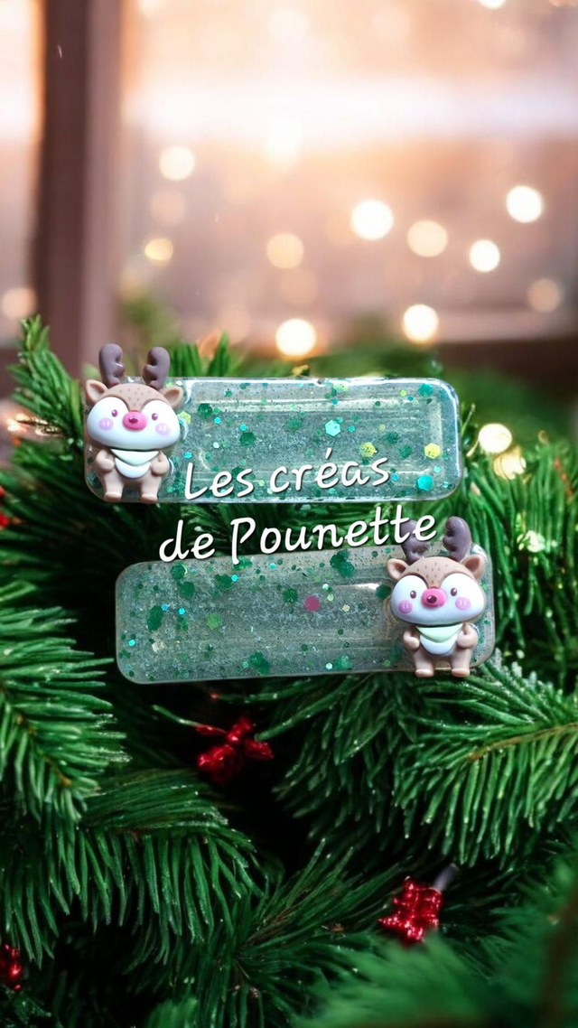 Les barettes de Noël