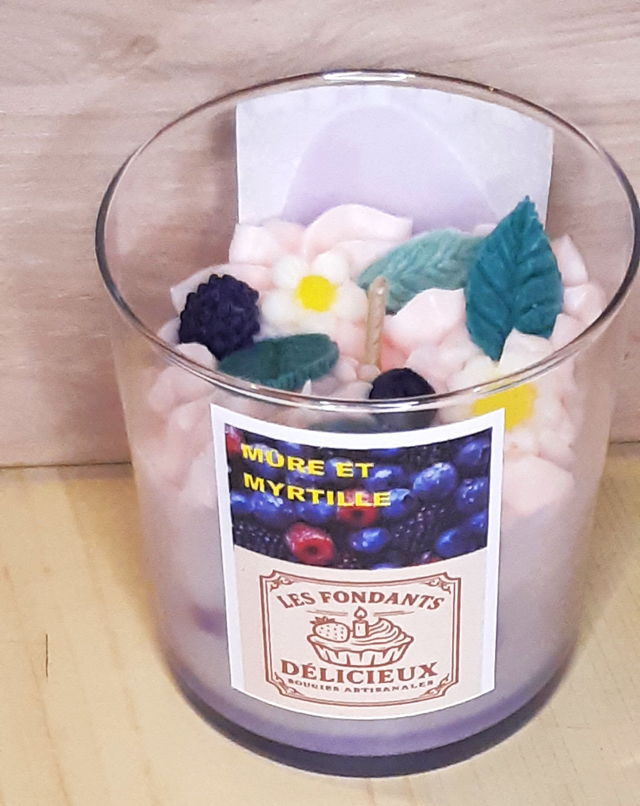Bougie Gourmande Mûre et Myrtille