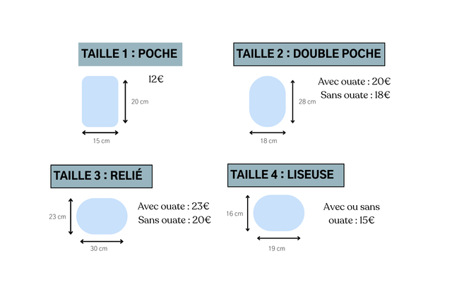 Précommandes - Pochette à livre