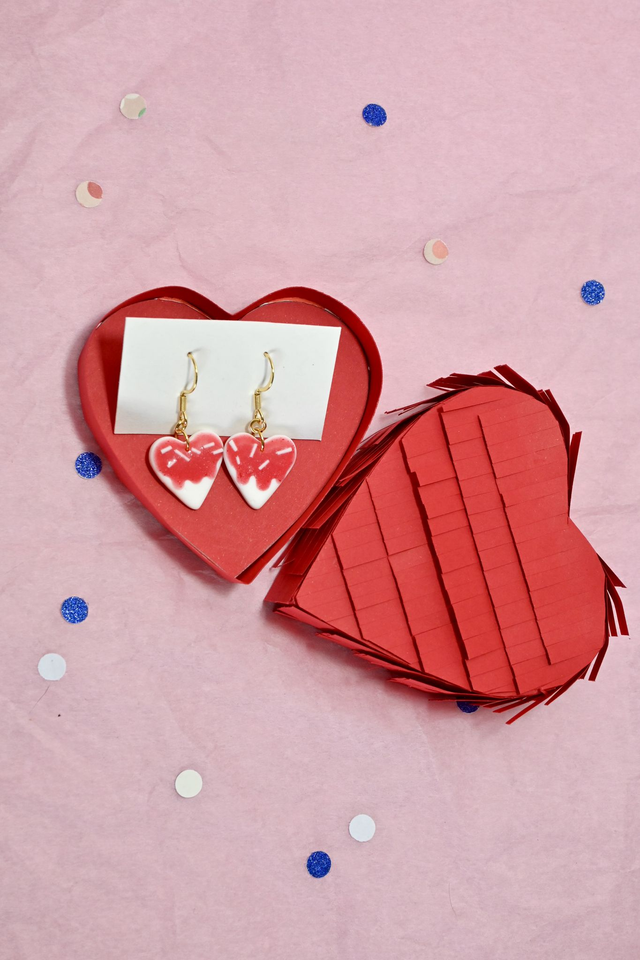 Coeurs sucrés rouges