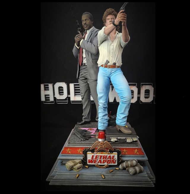 L'ARME FATALE peint 1/6e. VENDU [dispo à la commande]