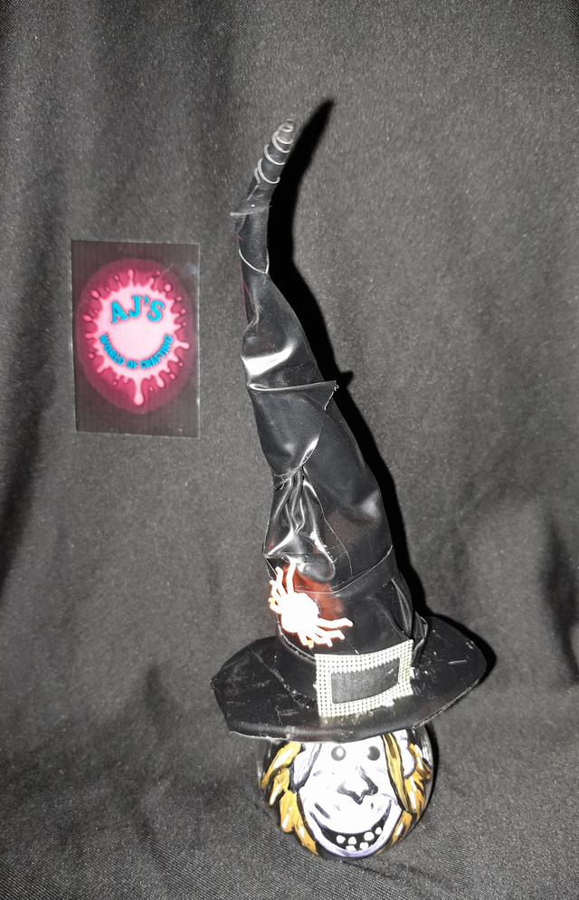 Halloween Hand Made Face &amp; Hat 50ml Re-Fill Bauble (10)