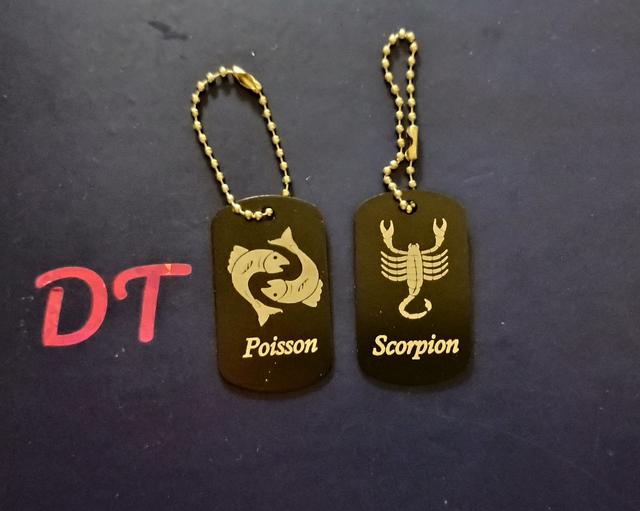 Médaillon aluminium