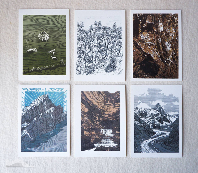 Landscape postcard set