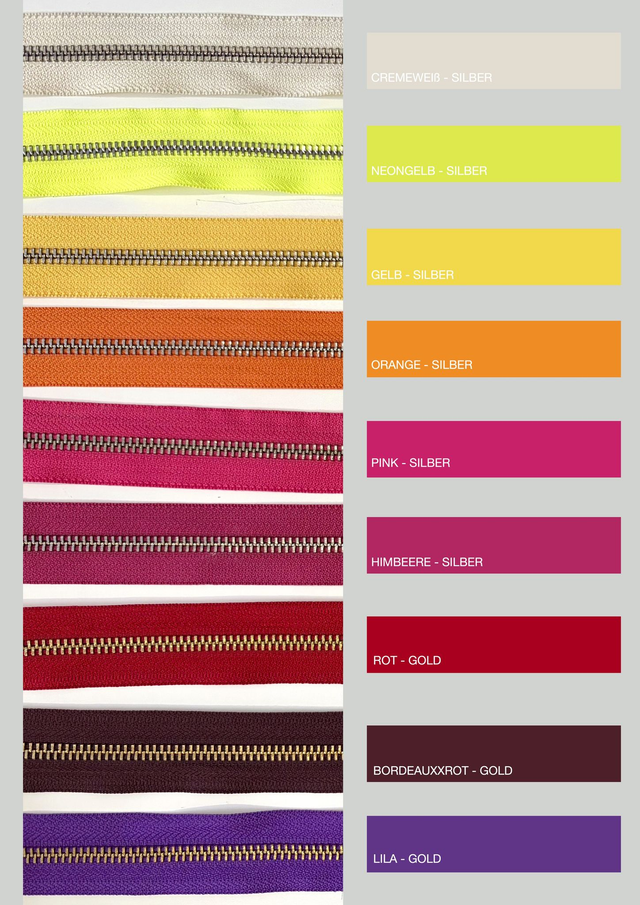 Metall Reißverschluss 40cm