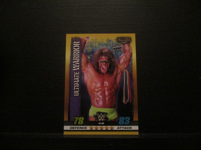 Ultimate Warrior - Hall Of Fame Slam Attax 10th Edition Original Trading Card #290