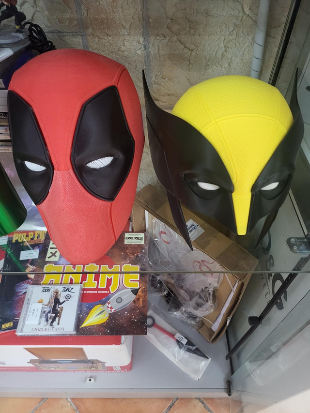 MASCHERA IN 3D DEADPOOL O WOLVERINE 