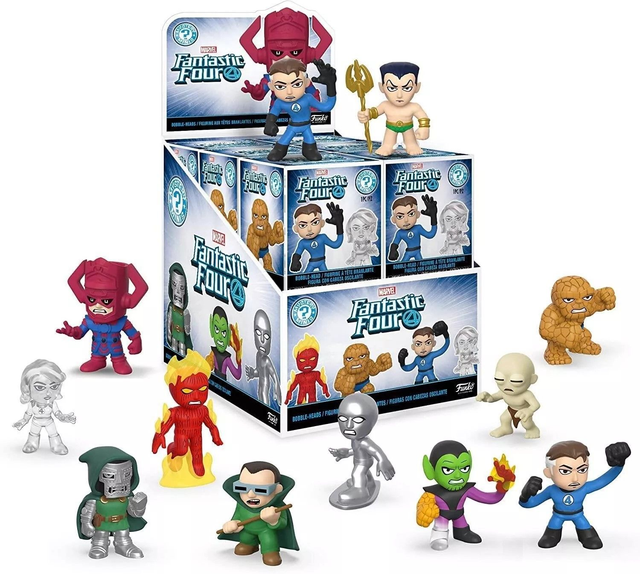 1 figurine funko mini mystère 4 fantastique