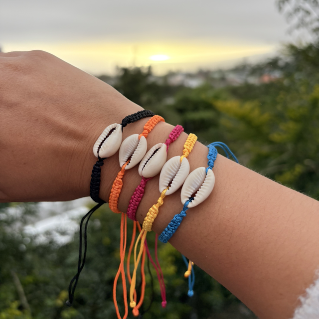 Bracelet Cauri Tressé 
