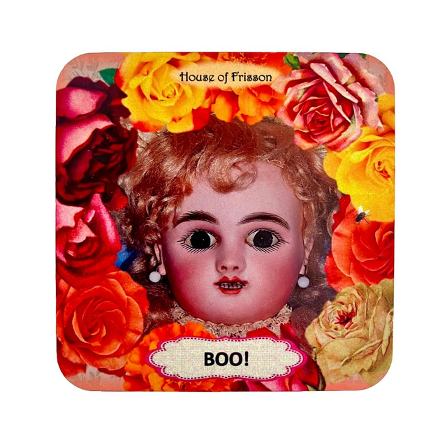&quot;Boo!&quot; Coaster by House of Frisson