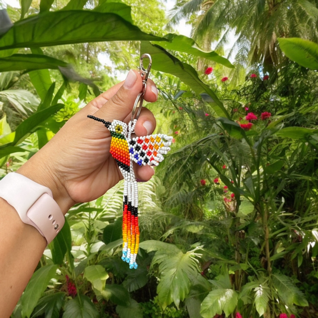 Colibrì bianco “portachiavi”