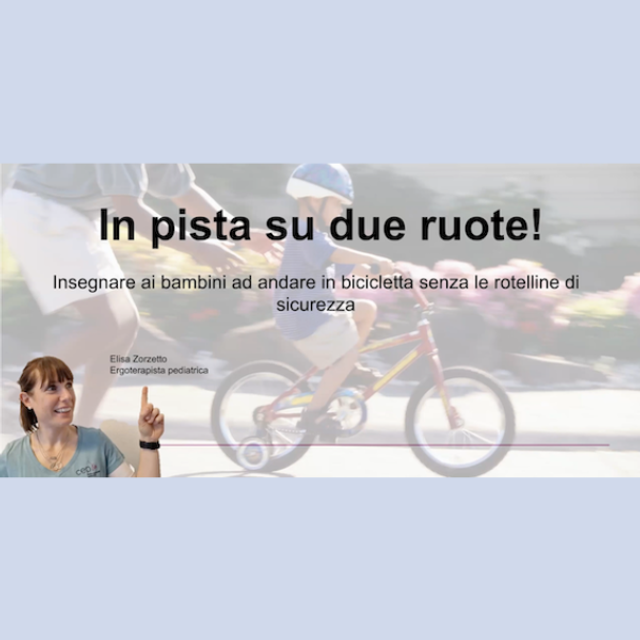 In pista su due ruote! Il webinar sulla bicicletta senza rotelle