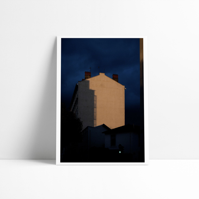 Mur d'ombre - Tirage d'art