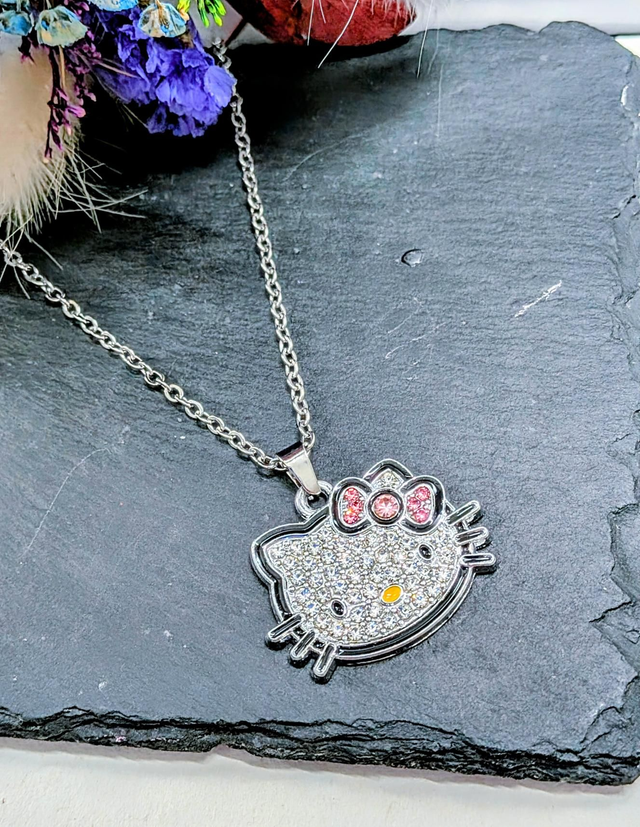 Stainless Steel Hello Kitty Necklace 