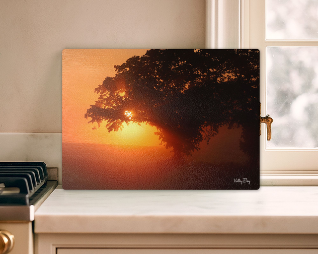 "Tree of Light" Glass Worktop Saver   