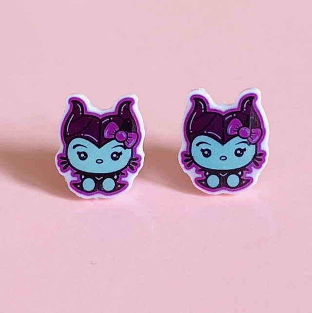 Boucles d’oreilles Vilaine Kitty