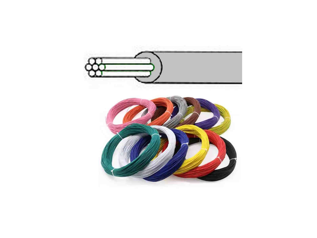Fil de câblage 10 ml FC50G 0,50 mm² souple gris