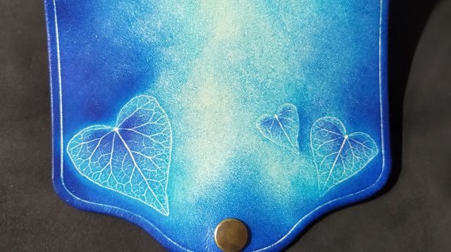 Porte Monnaie Soufflet- Cœur de Lierre