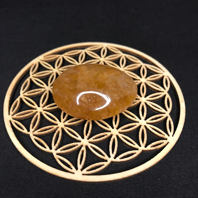 QUARTZ LIMONITE &quot;Golden Healer&quot; - Galet 2 [ ZAMBIE / Afrique Australe]