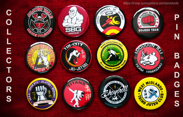 12 World Wide MMA Pin Badge Collection Ref-JJ-S1