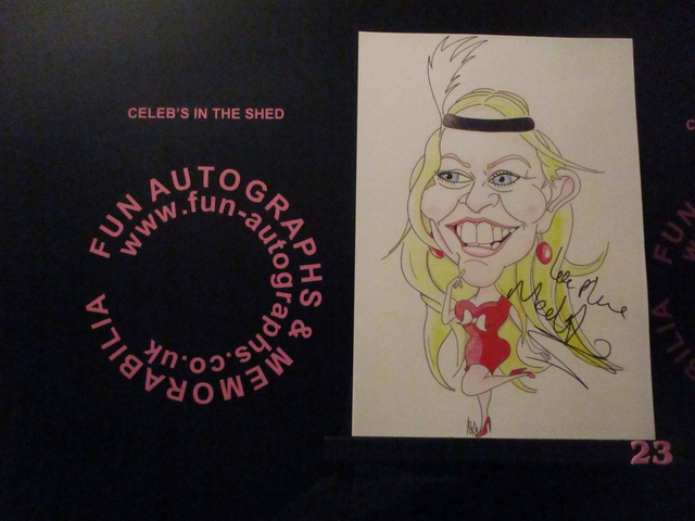 Nicole Faraday Limited Edition A4 Authentic Autographed Caricature (23)