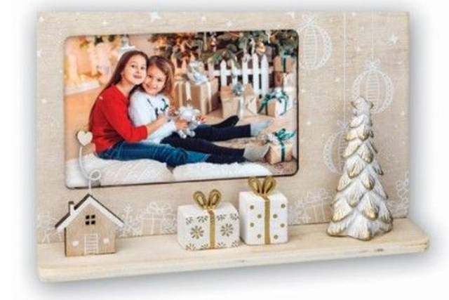 CADRE BOIS SHINNY HORIZONTAL AVEC PHOTO PERSONNALISEE FORMAT 10x15