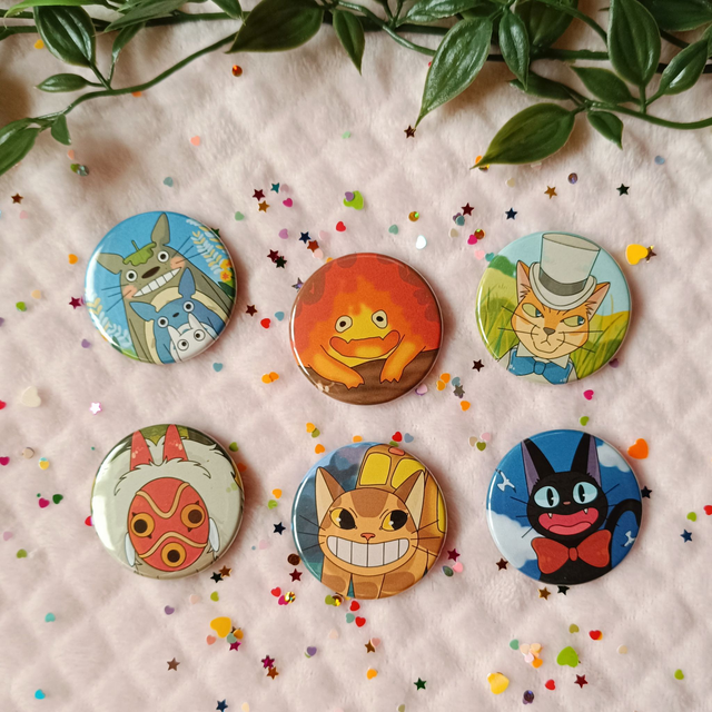 Studio ghibli pins