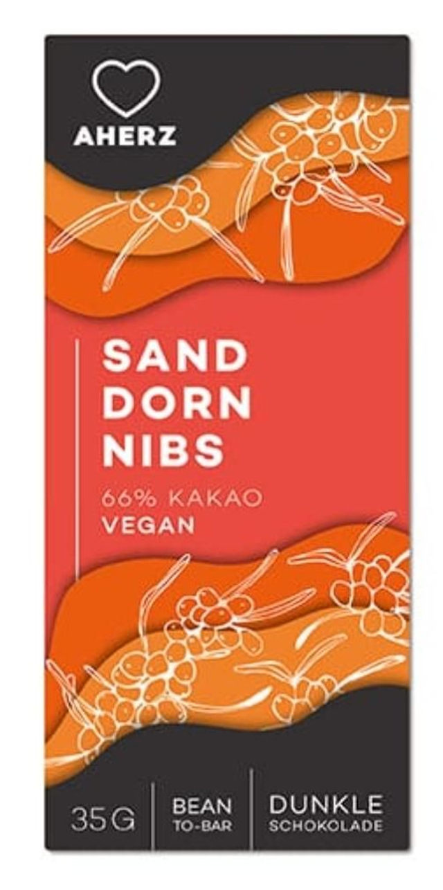 Aherz 66% dark with sea buckthorn &amp; nibs