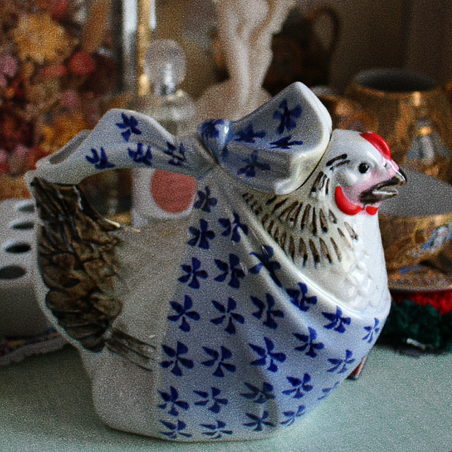 Théière poule 