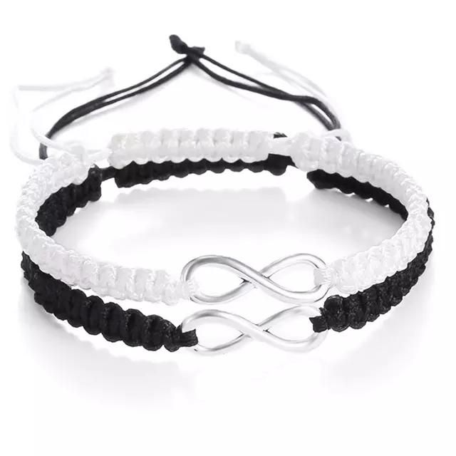 Infinity Koppel Duo Armbanden | Liefdes Vriendschaps Armband 