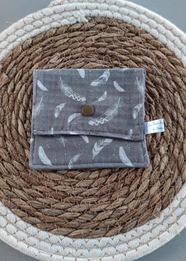 Étui à savon plumes 