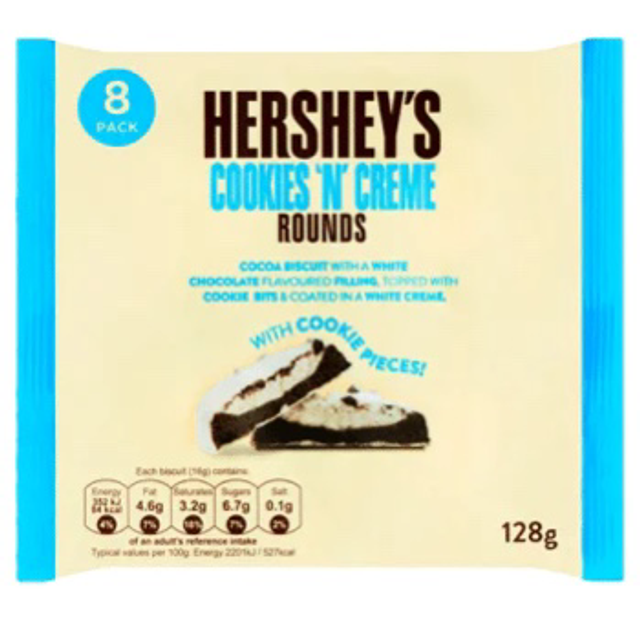 Hershey’s Cookies ‘N’ Creme Rounds (8 Pack)