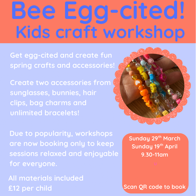 Bee Egg-cited workshop - Sunday 29th March