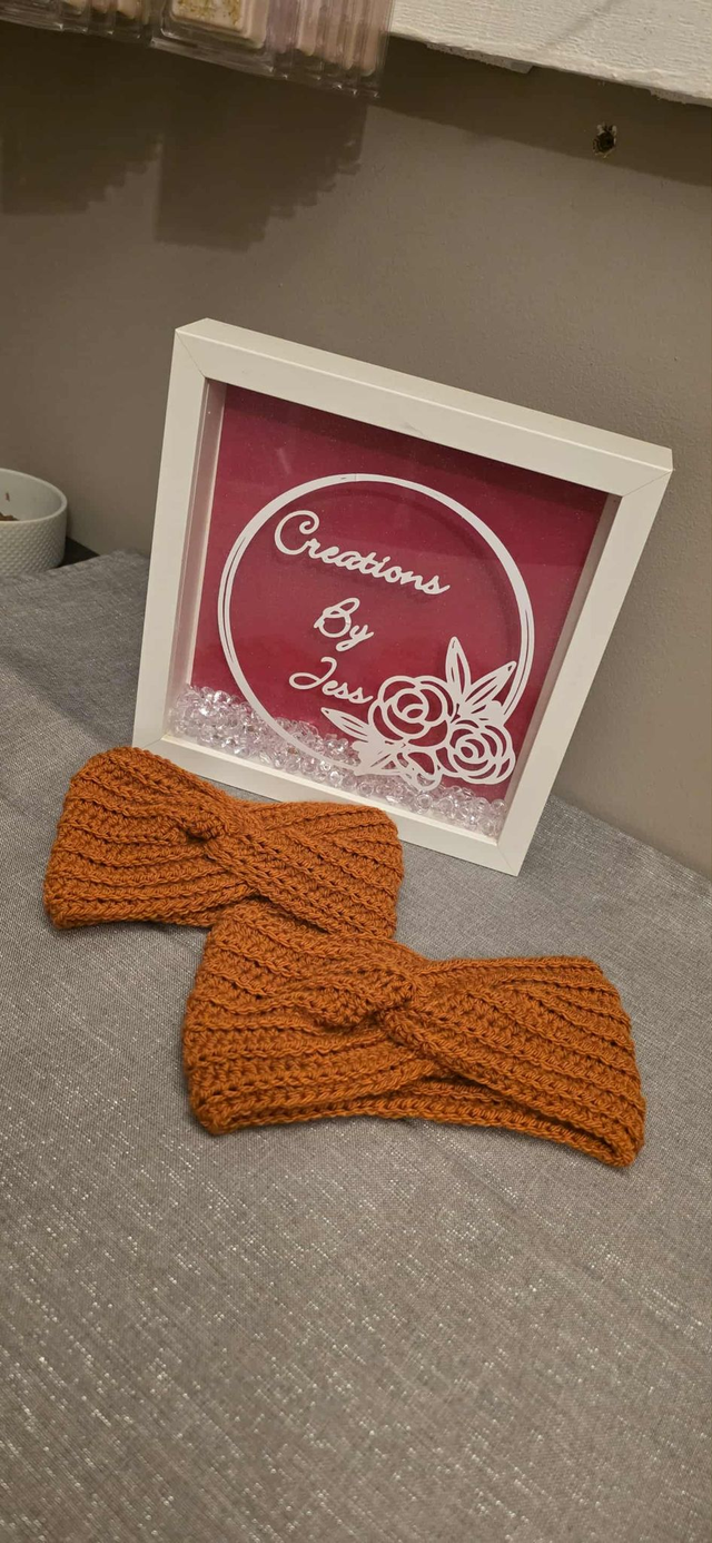 Burnt Orange Ear Warmer