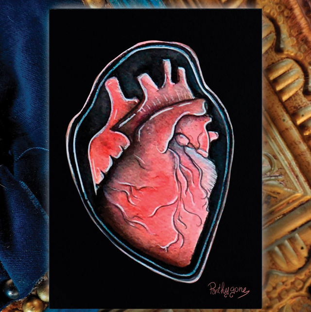 Le cœur anatomique - Print A4 