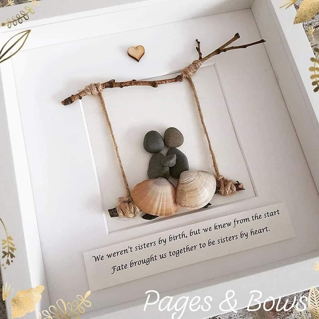 We weren&#039;t sisters by birth, pebble friends on swing