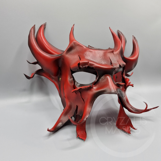 Leather Demon Mask