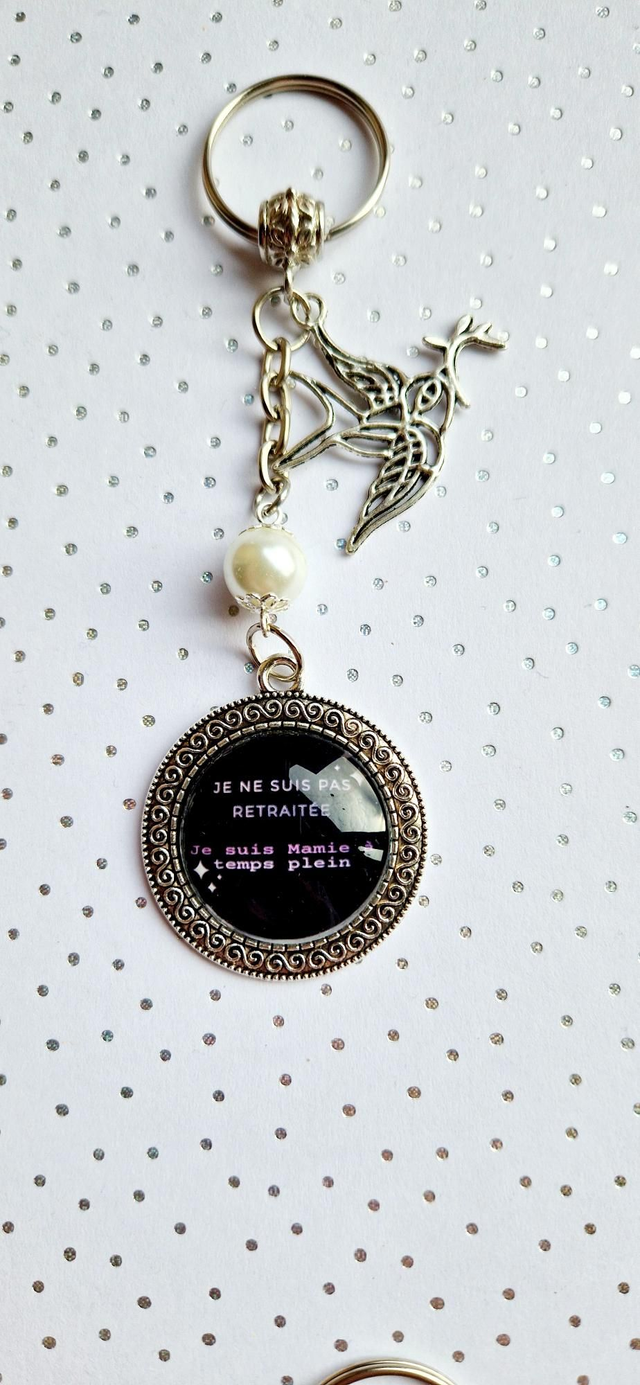 Porte clés ❤️ Mamie à temps plein 