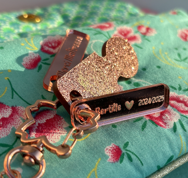 Jeton de Caddie + 2 médaillons personnalisés 