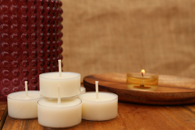 Unscented Soy Wax Tealights