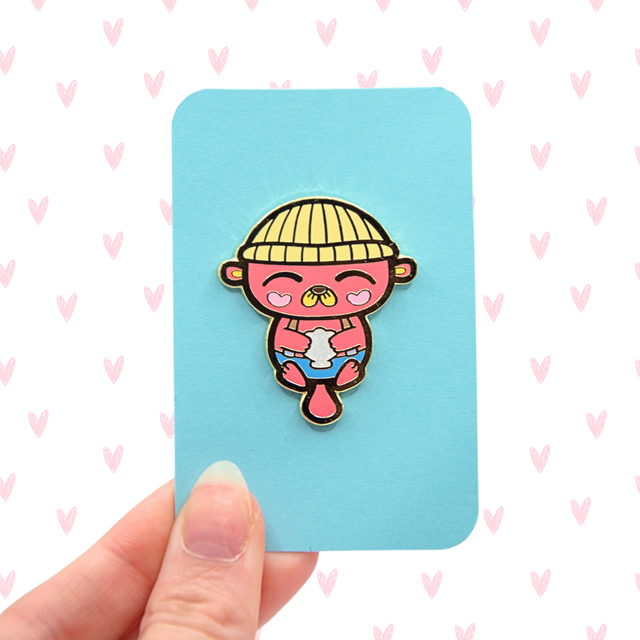 Pascal enamel pin